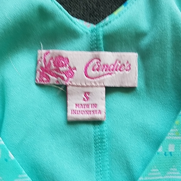 Candies Sleeveless Layered Crop Top Size Small - Picture 4 of 5